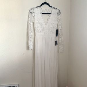 Lulus Lace White Dress